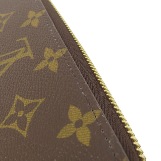 LOUIS VUITTON Long Wallet Purse M82614 Monogram canvas Brown Zippy Wallet Vivienne Monogram