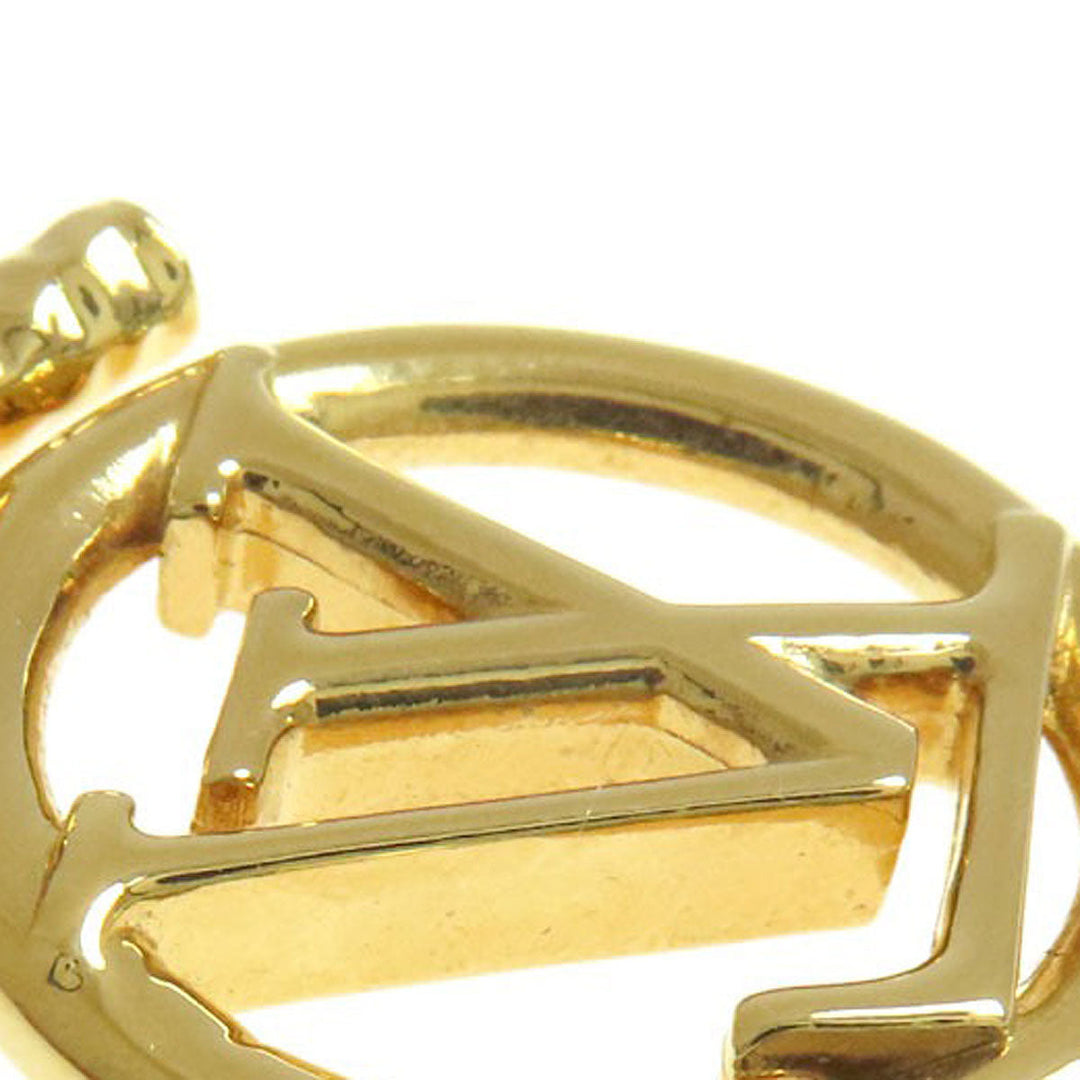LOUIS VUITTON Pierce M00613 metallic gold Bookle Dreille Baby Louise Women Used Authentic