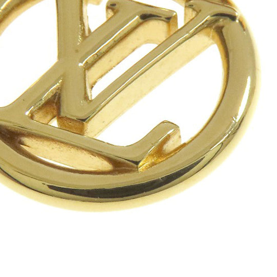 LOUIS VUITTON Pierce M00613 metallic gold Bookle Dreille Baby Louise Women Used Authentic