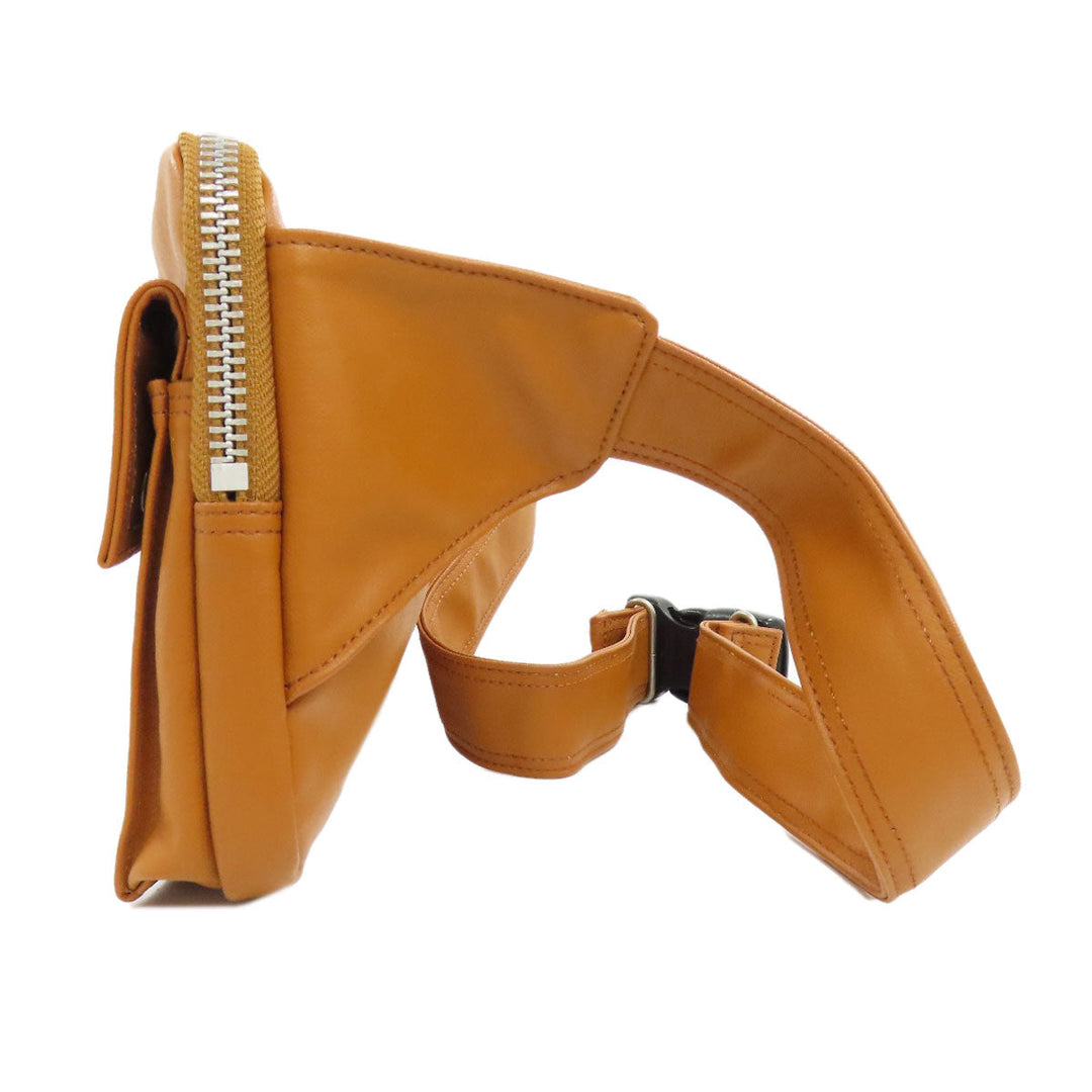 PORTER Sling bag Coated canvas Brown logo