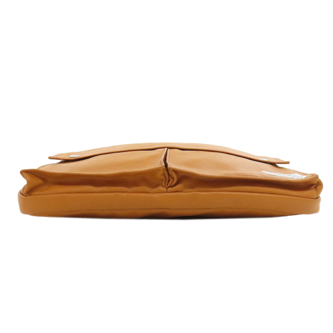 PORTER Sling bag Coated canvas Brown logo