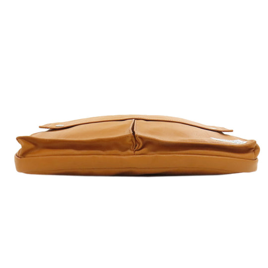 PORTER Sling bag Coated canvas Brown logo