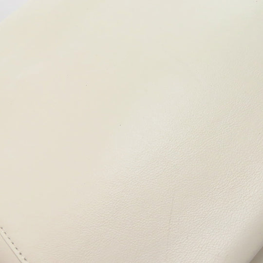 COLE HAAN Handbag leather white Collective Satchel 2WAY Women Used Authentic