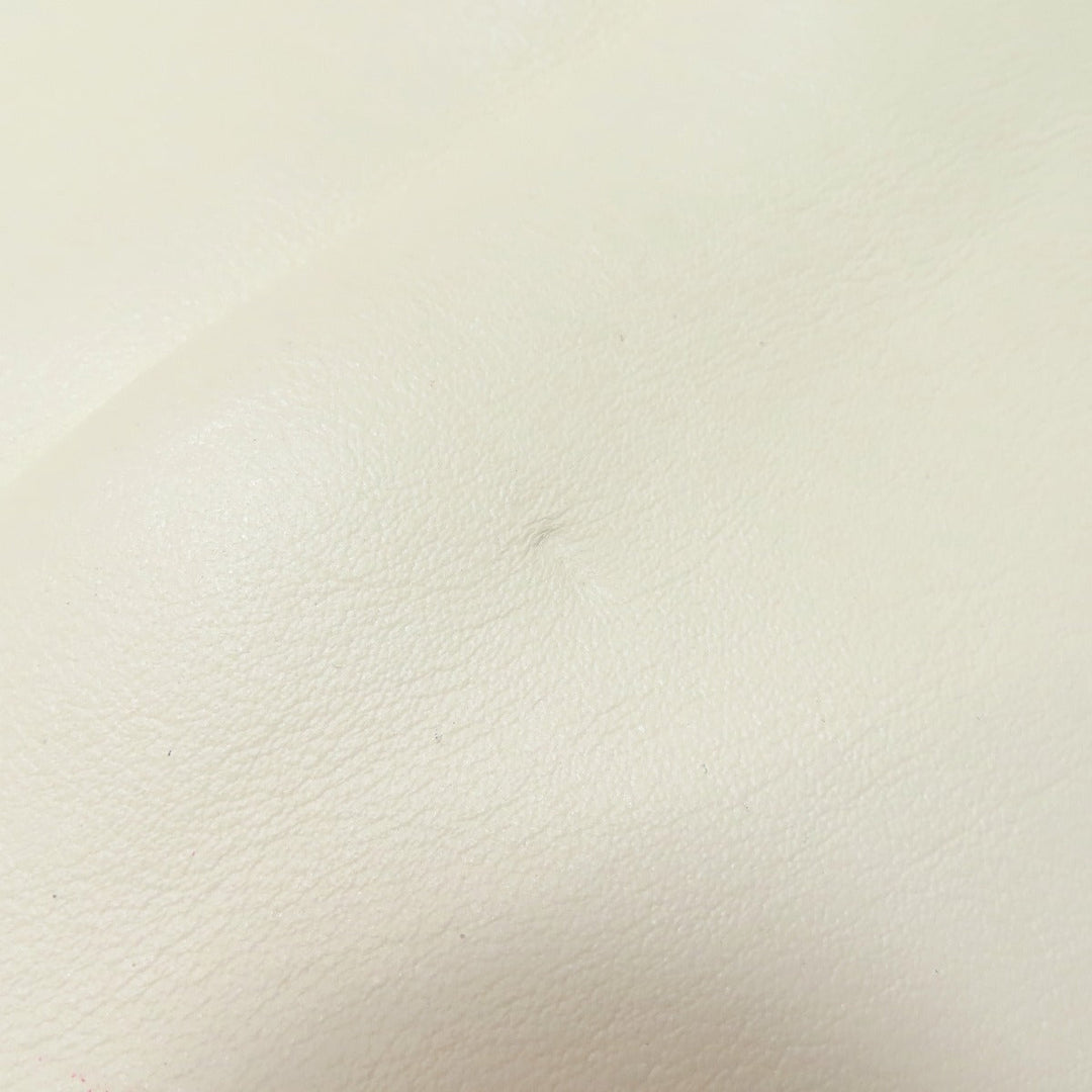 COLE HAAN Handbag leather white Collective Satchel 2WAY Women Used Authentic
