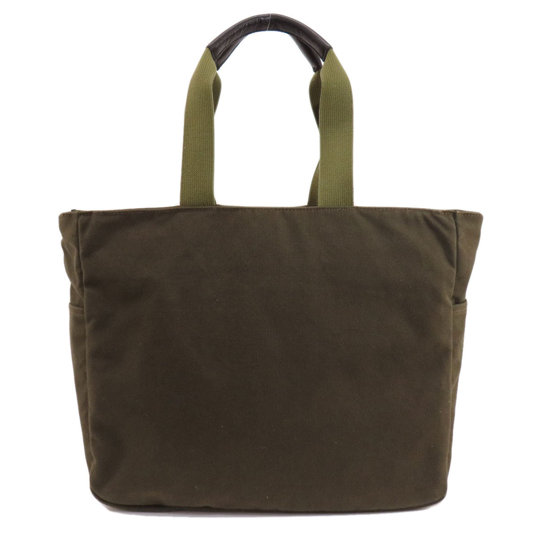 PORTER Tote Bag canvas Brown logo