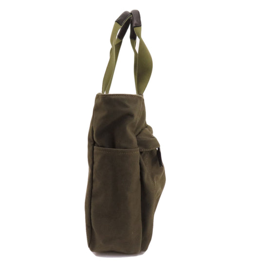 PORTER Tote Bag canvas Brown logo