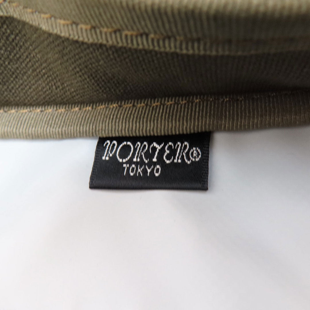 PORTER Tote Bag canvas Brown logo