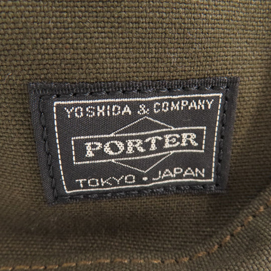 PORTER Tote Bag canvas Brown logo
