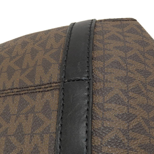 MICHAEL KORS Tote Bag PVC Brown Sullivan Women Used Authentic