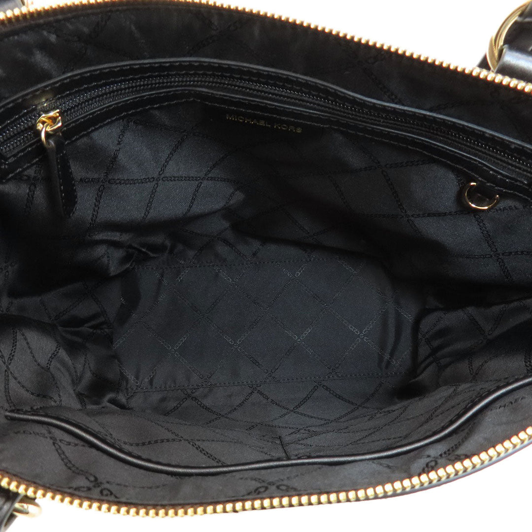 MICHAEL KORS Tote Bag PVC Brown Sullivan Women Used Authentic