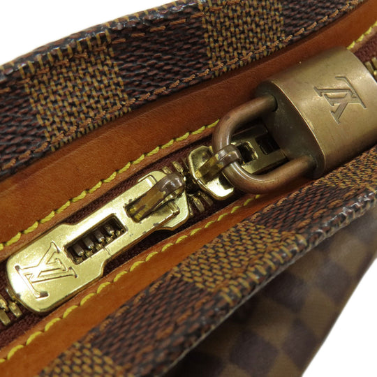LOUIS VUITTON Tote Bag N99037 Damier canvas Brown Columbine 100th Anniversary Damier Ebene Women Used Authentic