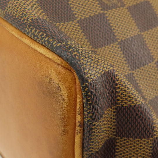 LOUIS VUITTON Tote Bag N99037 Damier canvas Brown Columbine 100th Anniversary Damier Ebene Women Used Authentic