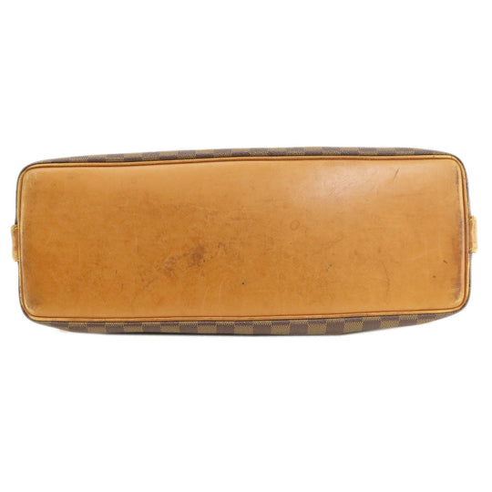 LOUIS VUITTON Tote Bag N99037 Damier canvas Brown Columbine 100th Anniversary Damier Ebene Women Used Authentic