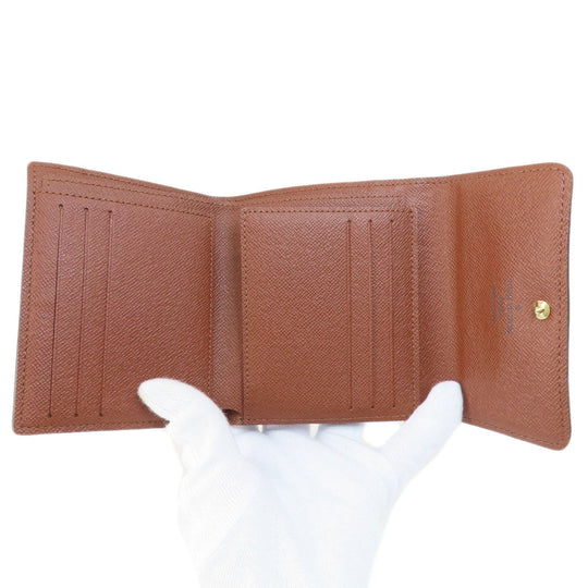 LOUIS VUITTON Bifold Wallet M60402 Monogram canvas Brown Portefeuille Anais Women Used Authentic