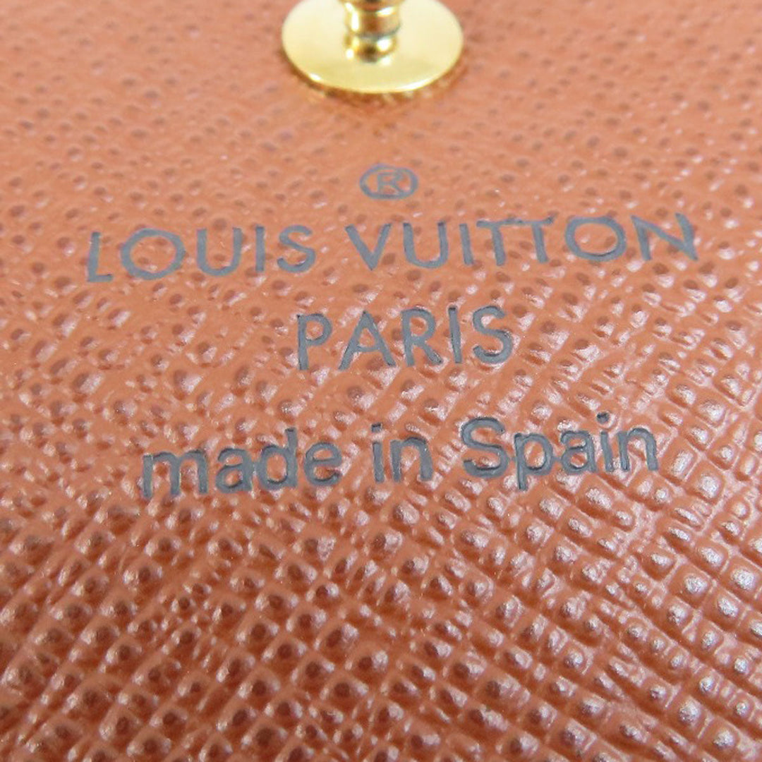 LOUIS VUITTON Bifold Wallet M60402 Monogram canvas Brown Portefeuille Anais Women Used Authentic
