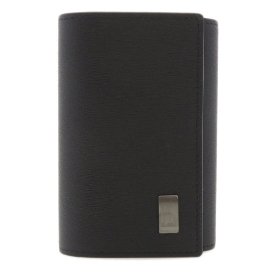 Dunhill Key case Key holder  Calfskin black logoMetal mens Used Authentic