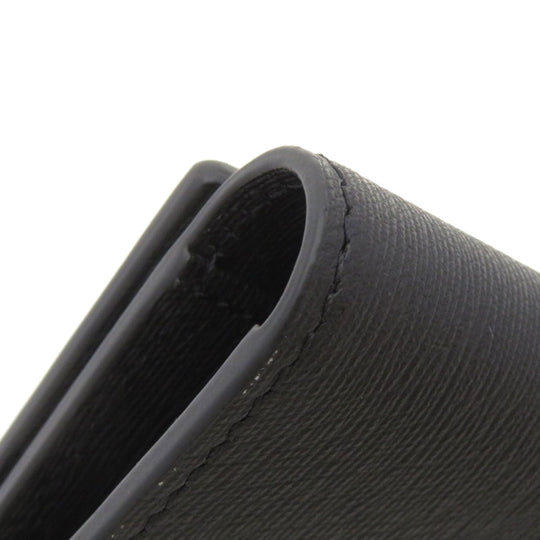 Dunhill Key case Key holder  Calfskin black logoMetal mens Used Authentic