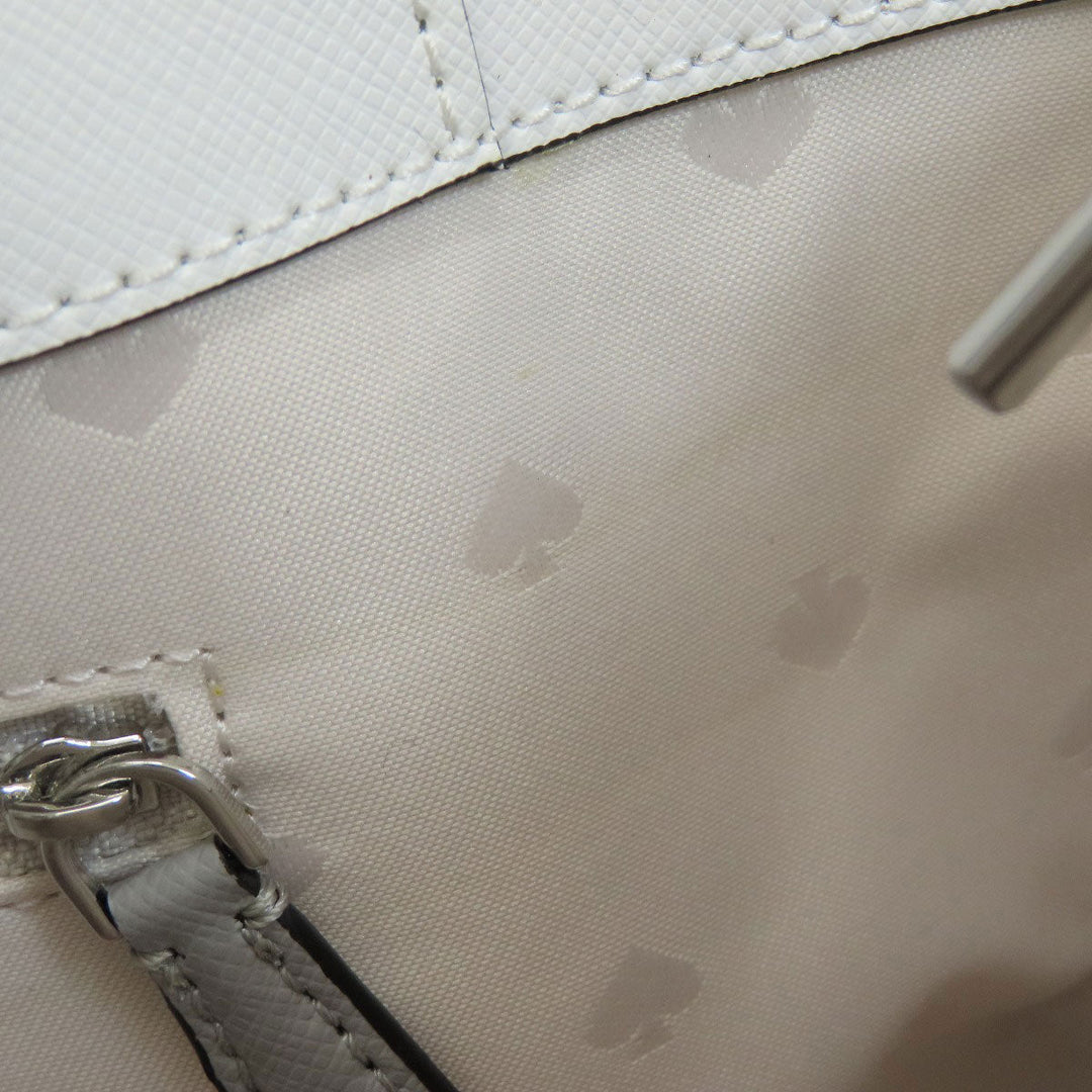 Kate Spade Tote Bag PVC gray logoMetal bicolor