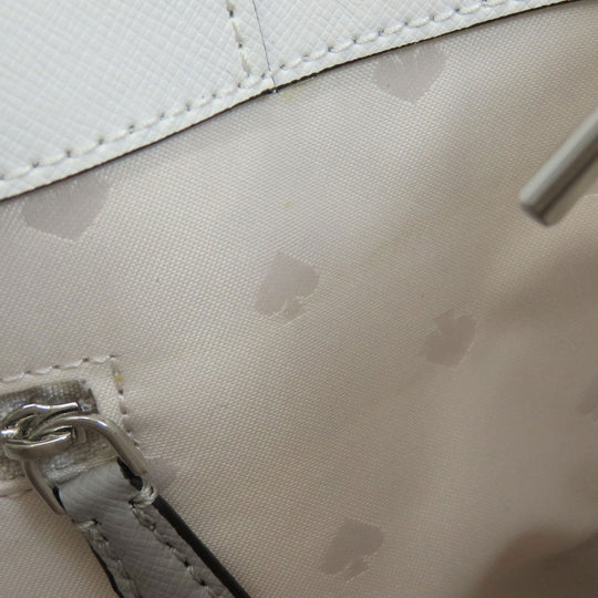 Kate Spade Tote Bag PVC gray logoMetal bicolor