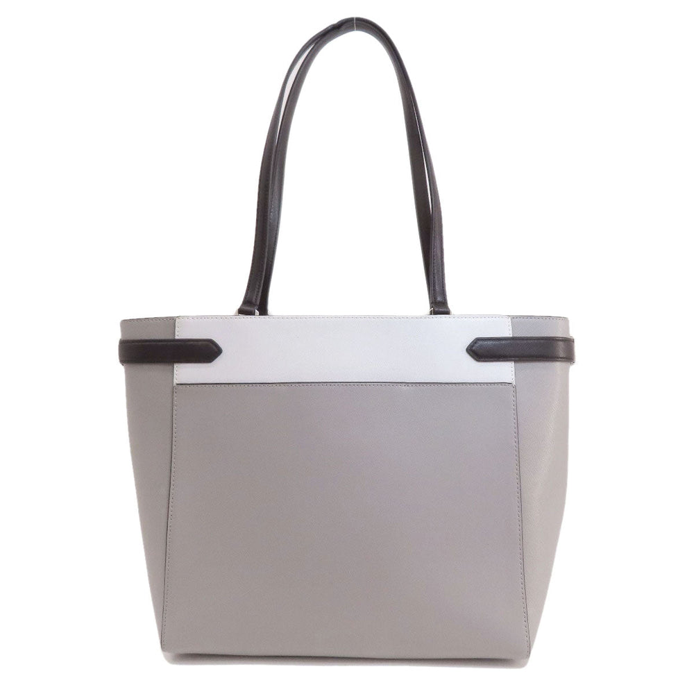 Kate Spade Tote Bag PVC gray logoMetal bicolor