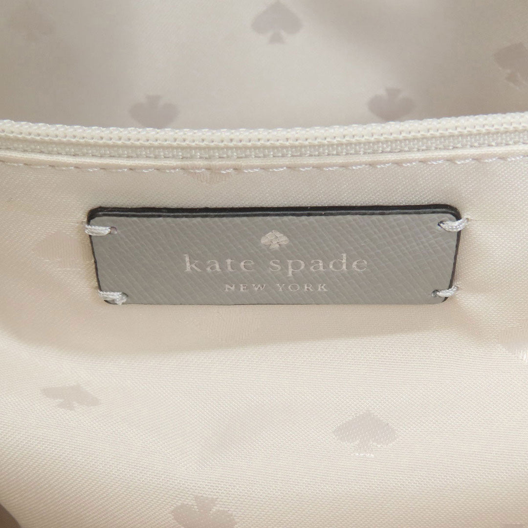 Kate Spade Tote Bag PVC gray logoMetal bicolor