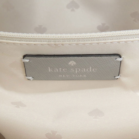 Kate Spade Tote Bag PVC gray logoMetal bicolor