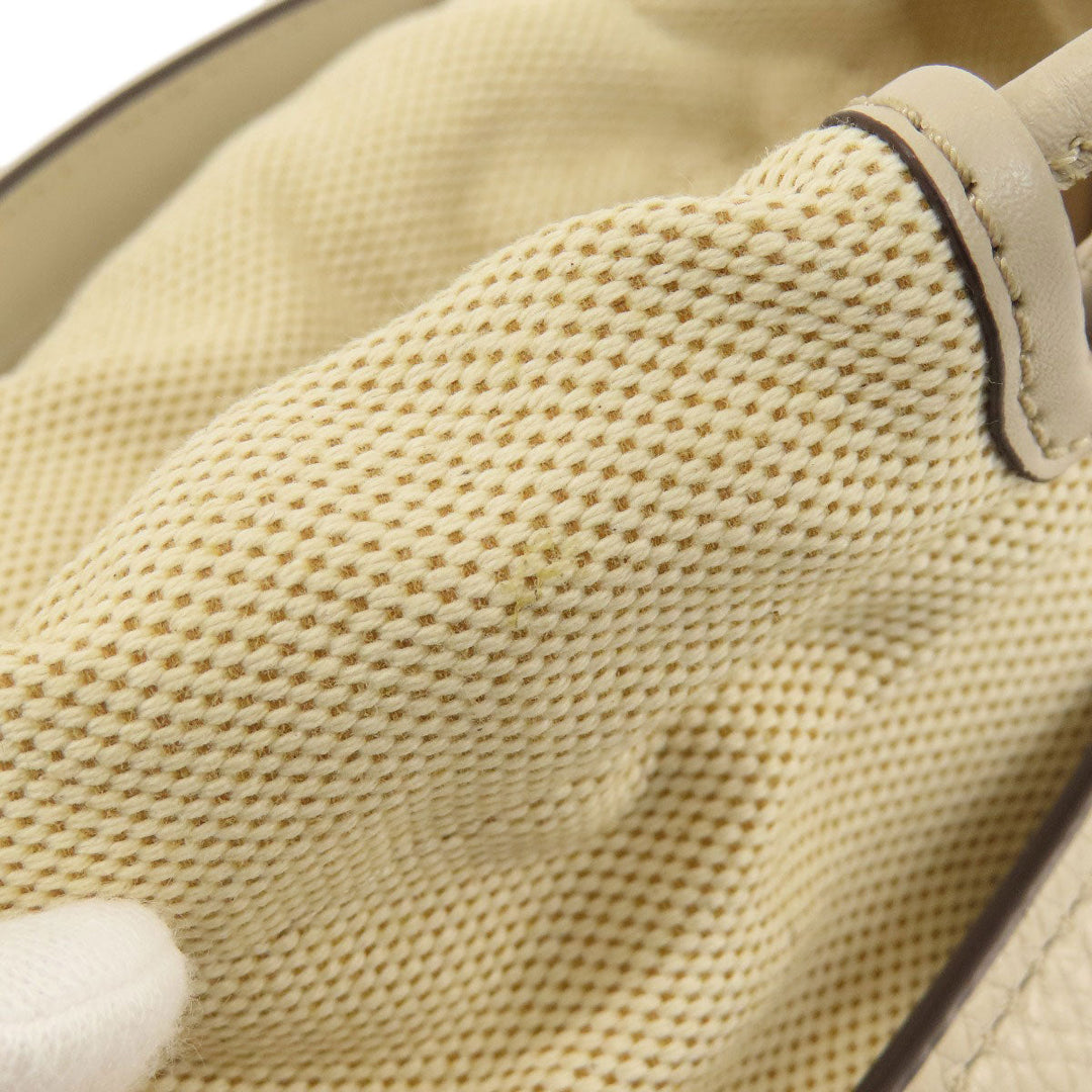 MICHAEL KORS Handbag Leather, Canvas beige 2WAY Women Used Authentic