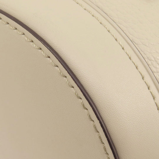 MICHAEL KORS Handbag Leather, Canvas beige 2WAY Women Used Authentic