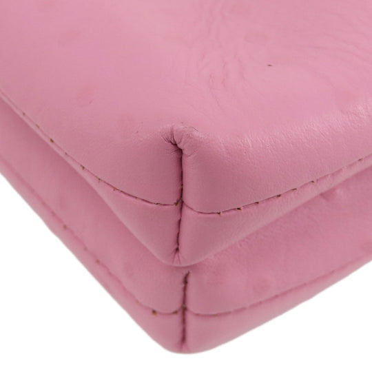 COACH Shoulder Bag F72835 leather pink logo