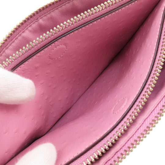 COACH Shoulder Bag F72835 leather pink logo