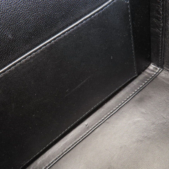 LOEWE Handbag leather Brown Postal bag 2WAY Women Used Authentic