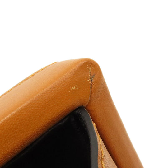 LOEWE Handbag leather Brown Postal bag 2WAY Women Used Authentic
