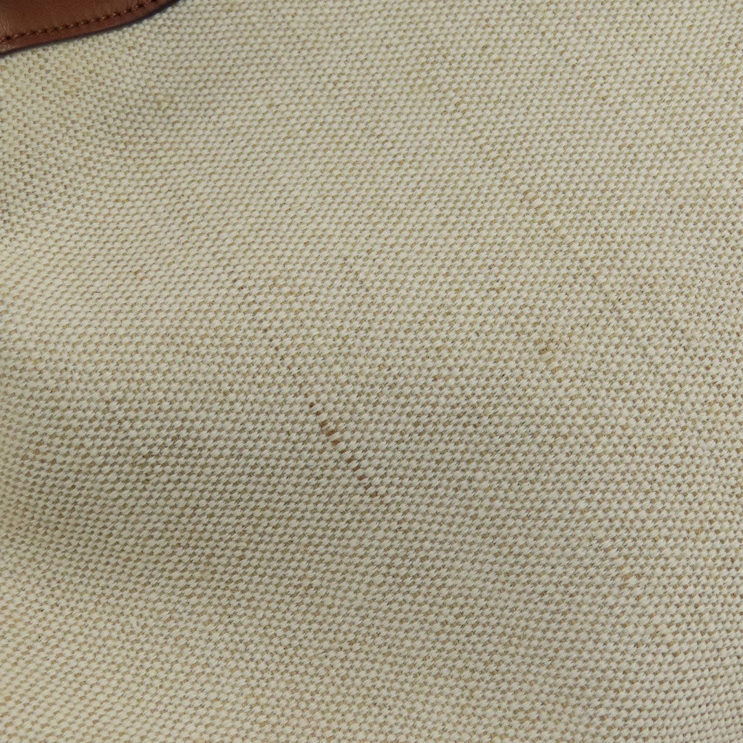 COLE HAAN Handbag Canvas, Leather Brown 2WAY Women Used Authentic