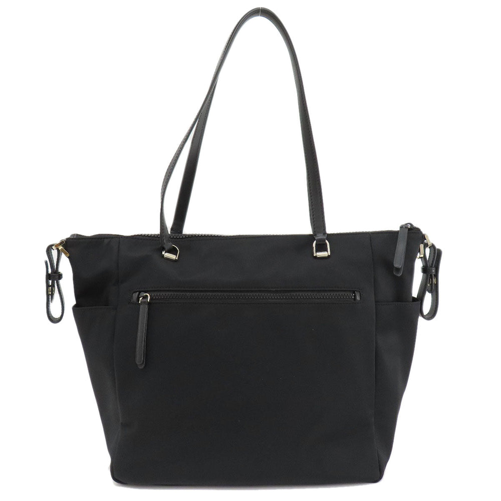 Kate Spade Tote Bag Nylon black logo 2WAY Women Used Authentic