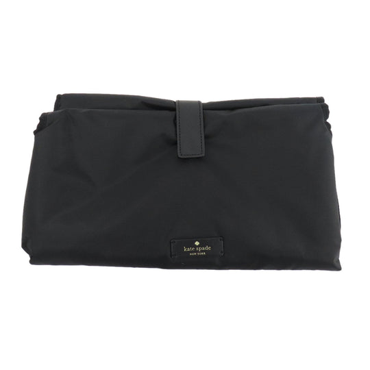 Kate Spade Tote Bag Nylon black logo 2WAY Women Used Authentic