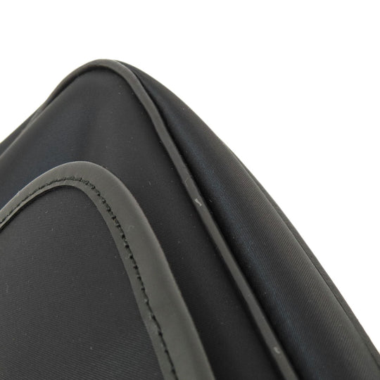 BURBERRY Shoulder Bag Nylon black logo Women Used Authentic