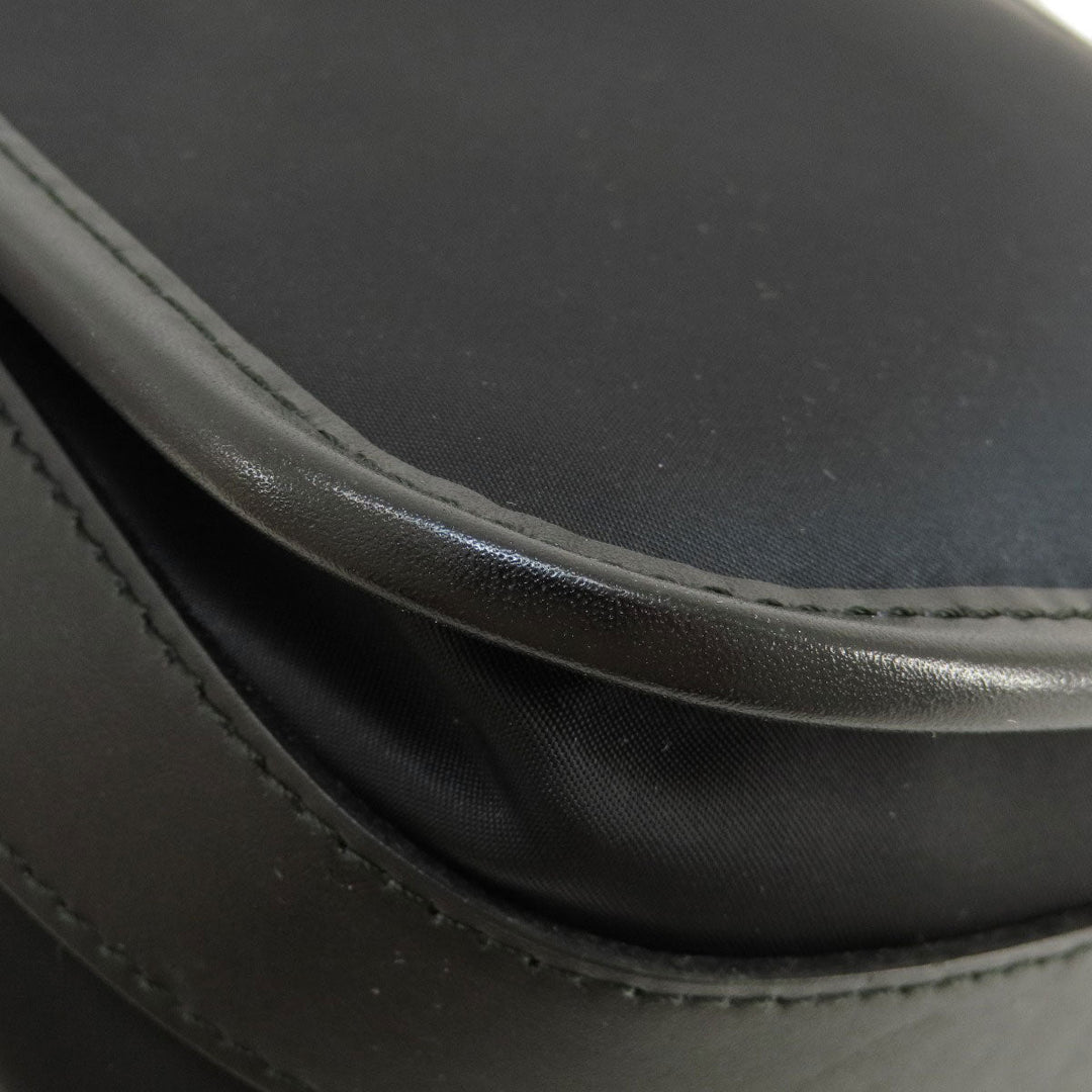 BURBERRY Shoulder Bag Nylon black logo Women Used Authentic
