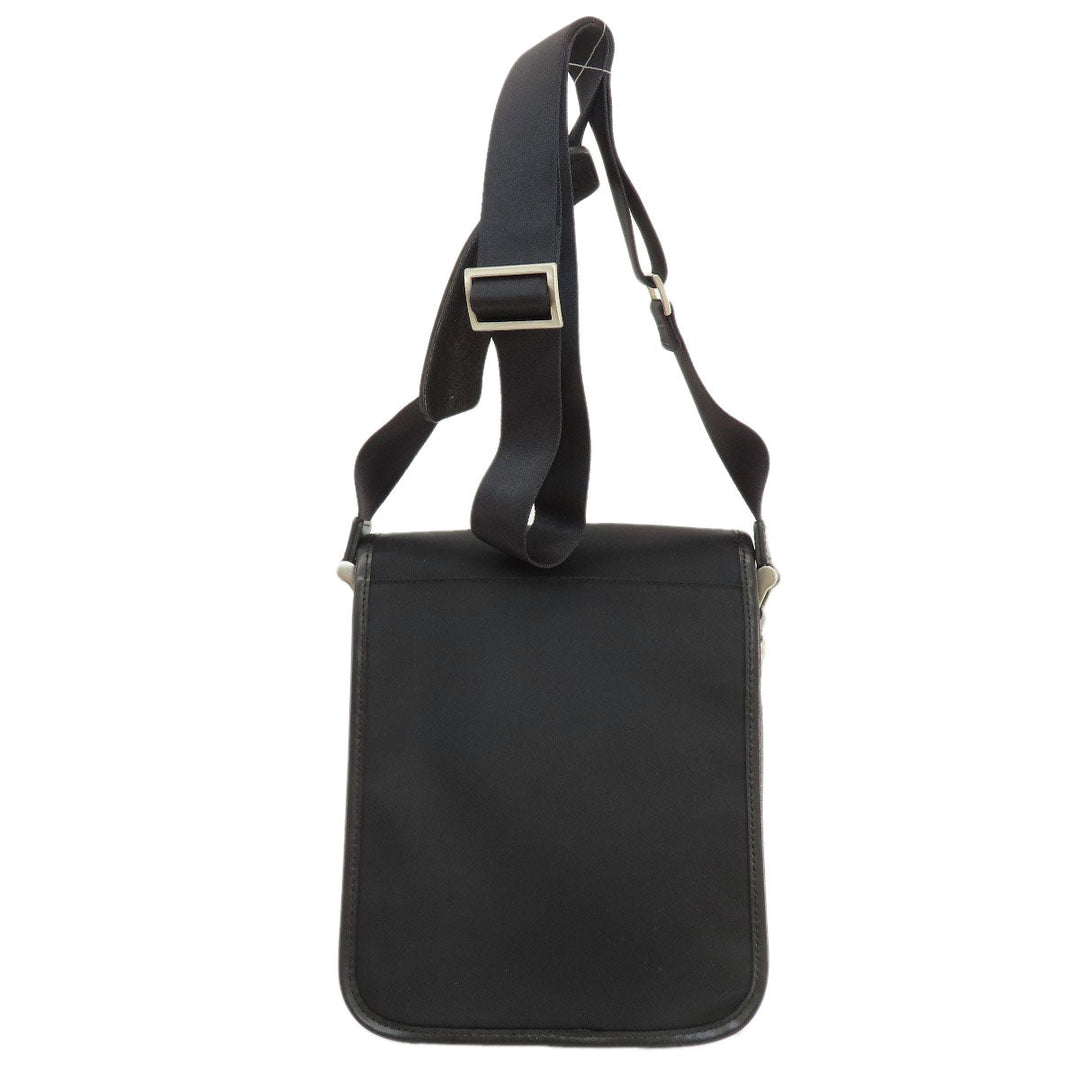 BURBERRY Shoulder Bag Nylon black logo Women Used Authentic