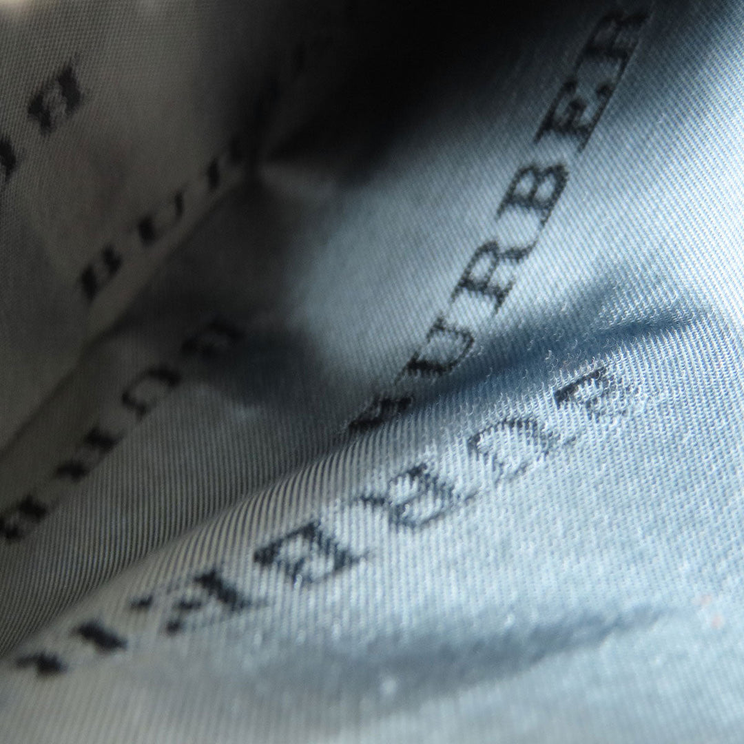 BURBERRY Shoulder Bag Nylon black logo Women Used Authentic