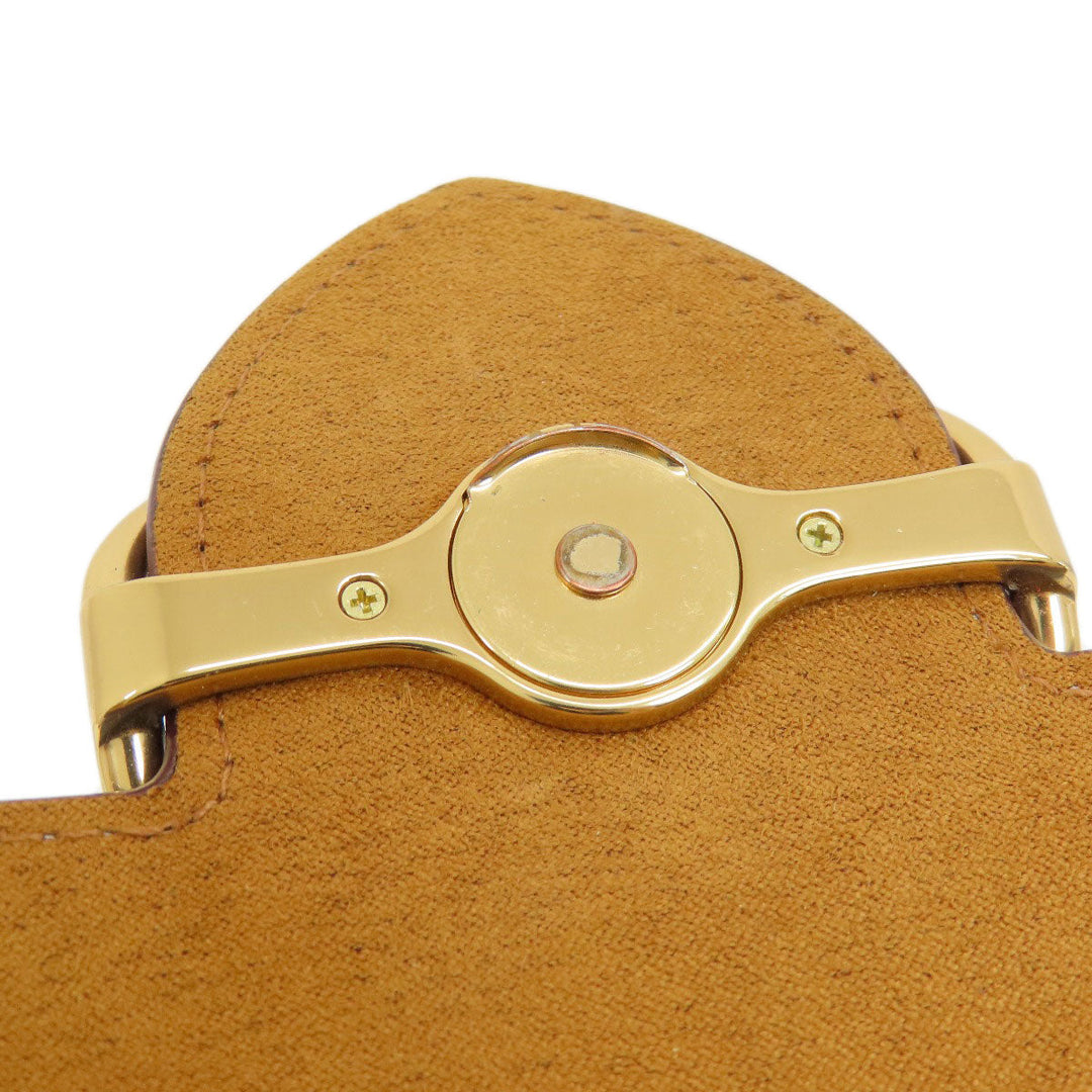 COACH Shoulder Bag CH137 Canvas, Leather Navy Signature Women Used Authentic