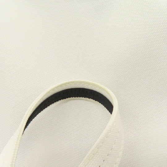 LANVIN Tote Bag canvas white 2WAY Women Used Authentic