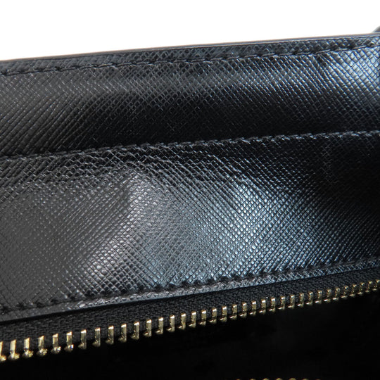Kate Spade Handbag leather black 2WAY Women Used Authentic