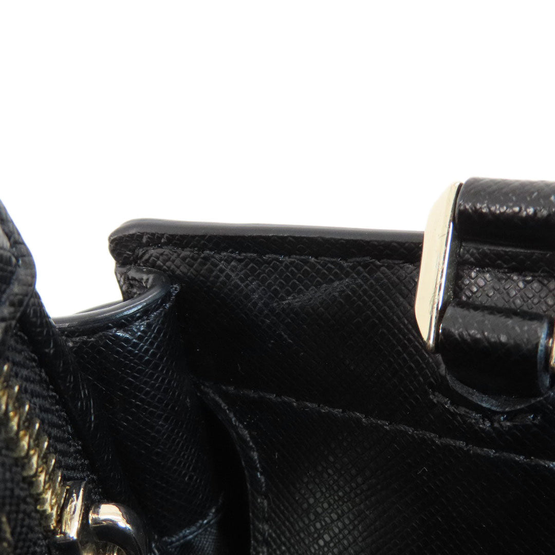 Kate Spade Handbag leather black 2WAY Women Used Authentic