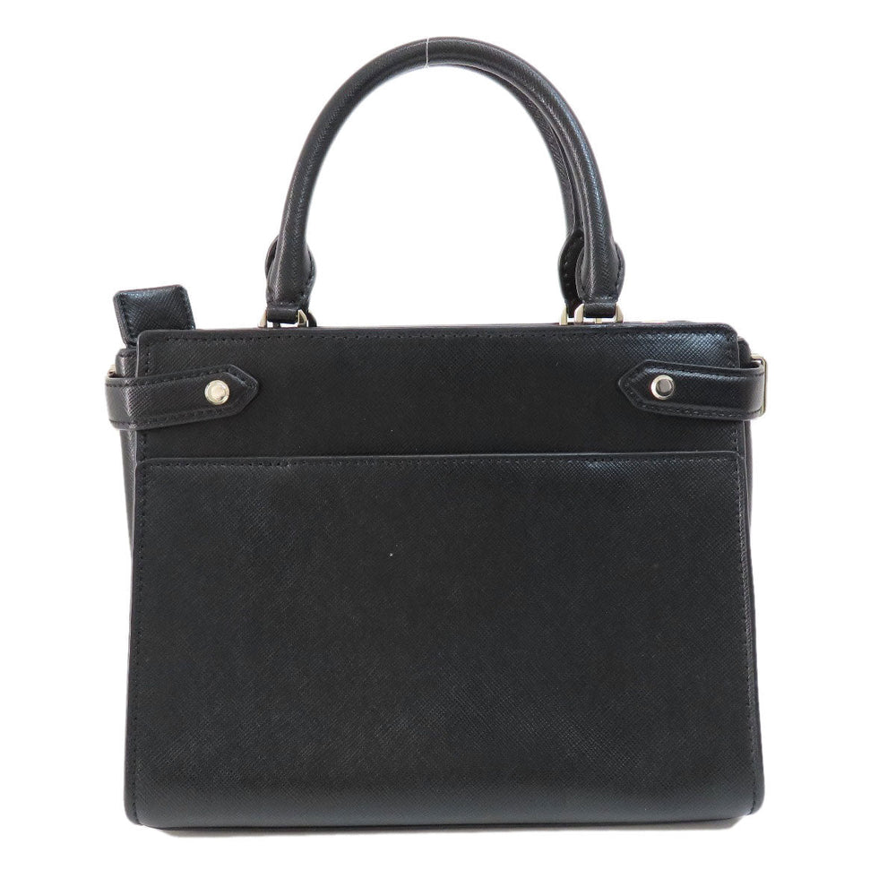 Kate Spade Handbag leather black 2WAY Women Used Authentic
