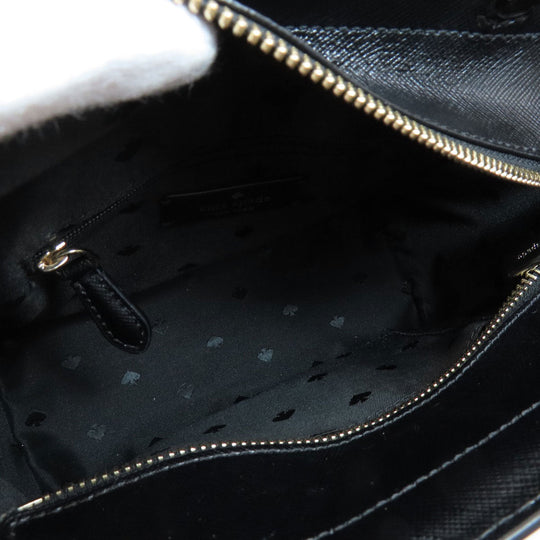 Kate Spade Handbag leather black 2WAY Women Used Authentic
