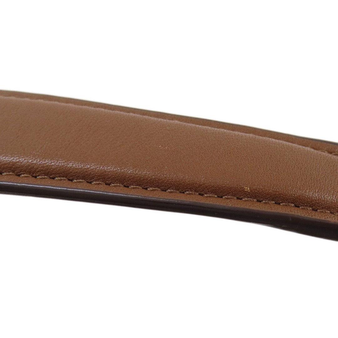 COACH Handbag F58288 PVC Brown Signature 2WAY Women Used Authentic