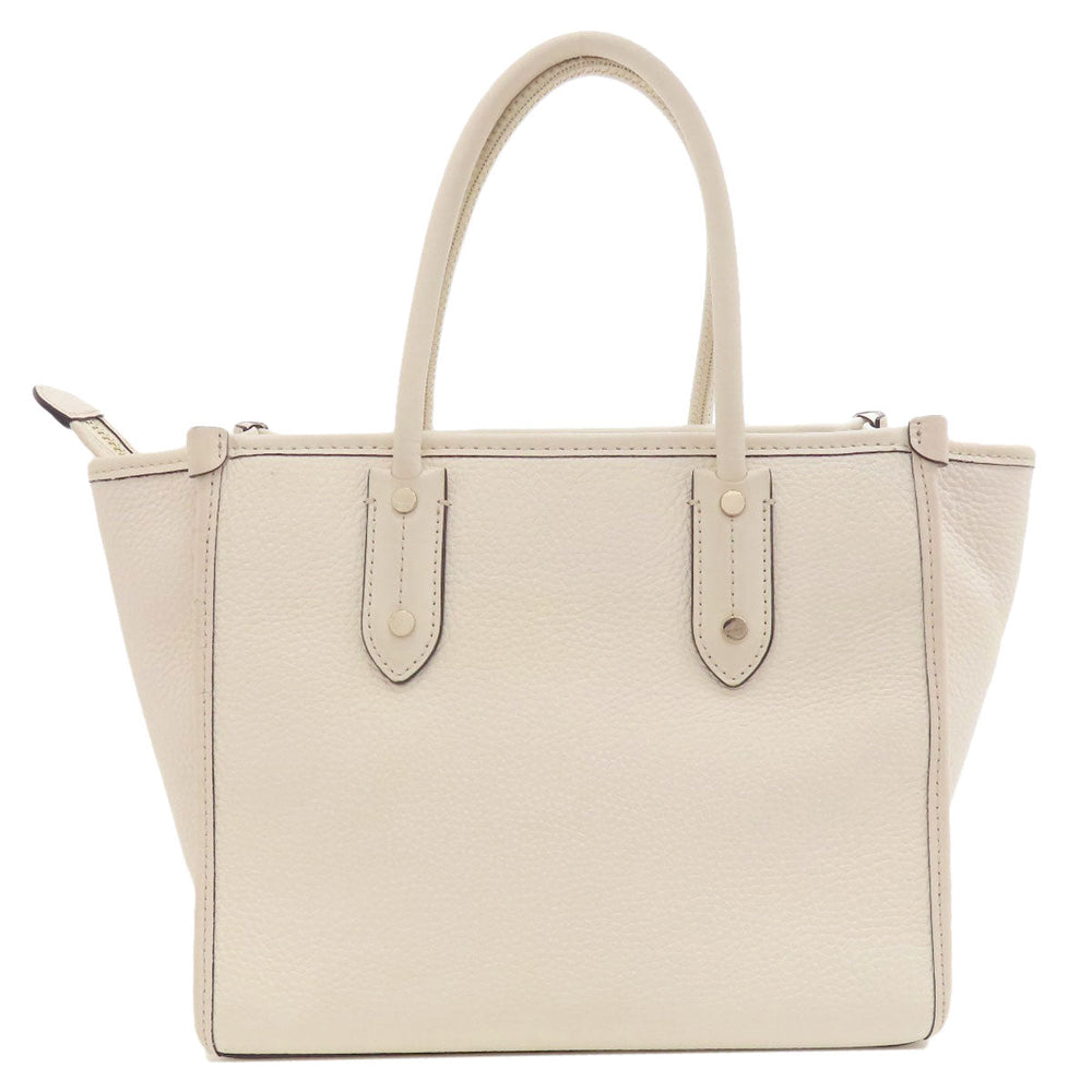 Kate Spade Handbag leather white 2WAY Women Used Authentic