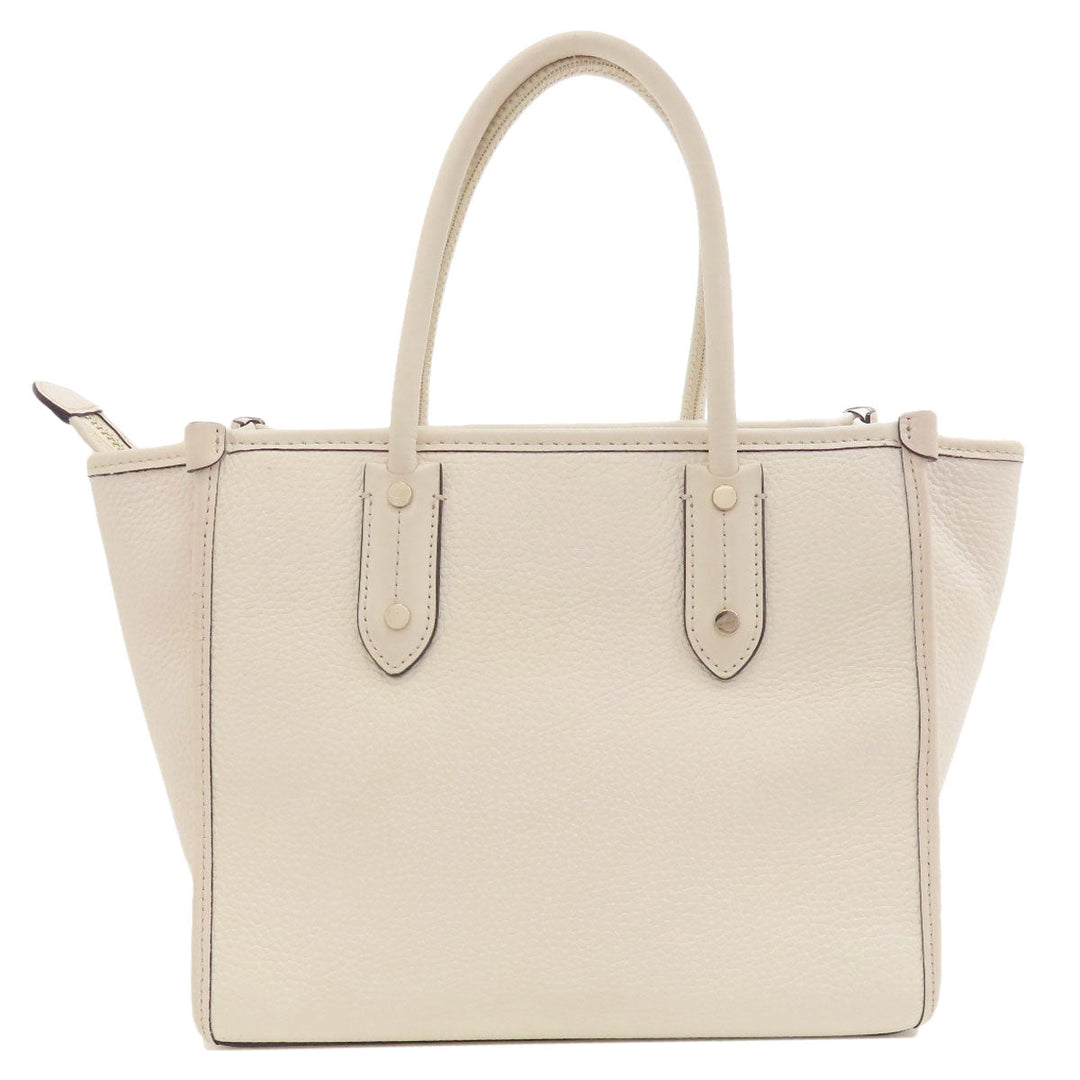 Kate Spade Handbag leather white 2WAY Women Used Authentic