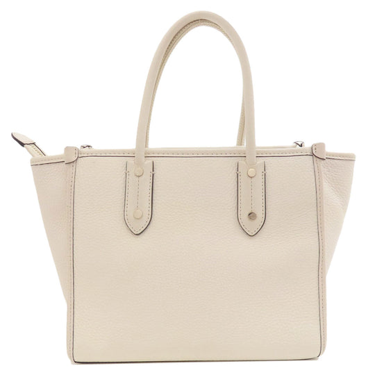 Kate Spade Handbag leather white 2WAY Women Used Authentic