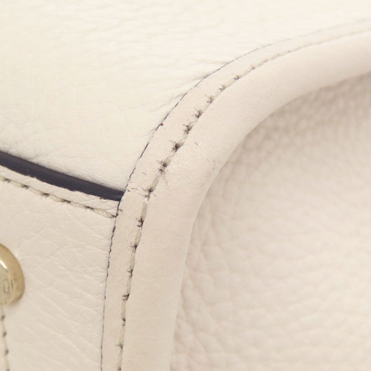 Kate Spade Handbag leather white 2WAY Women Used Authentic